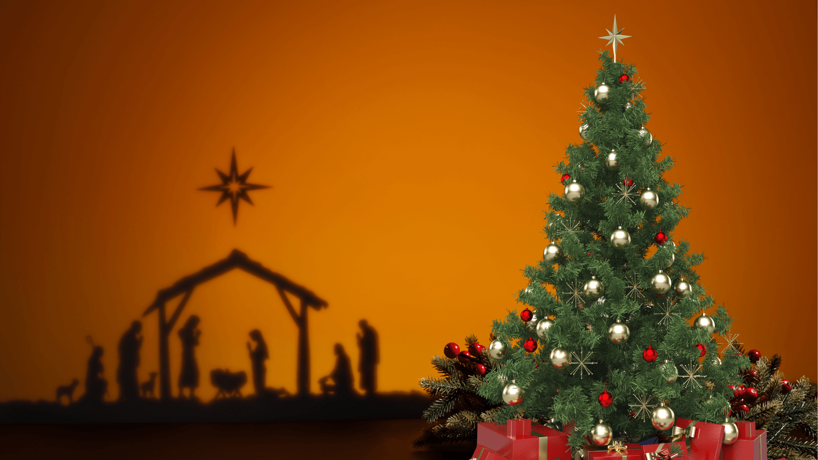 O crente e a árvore de natal