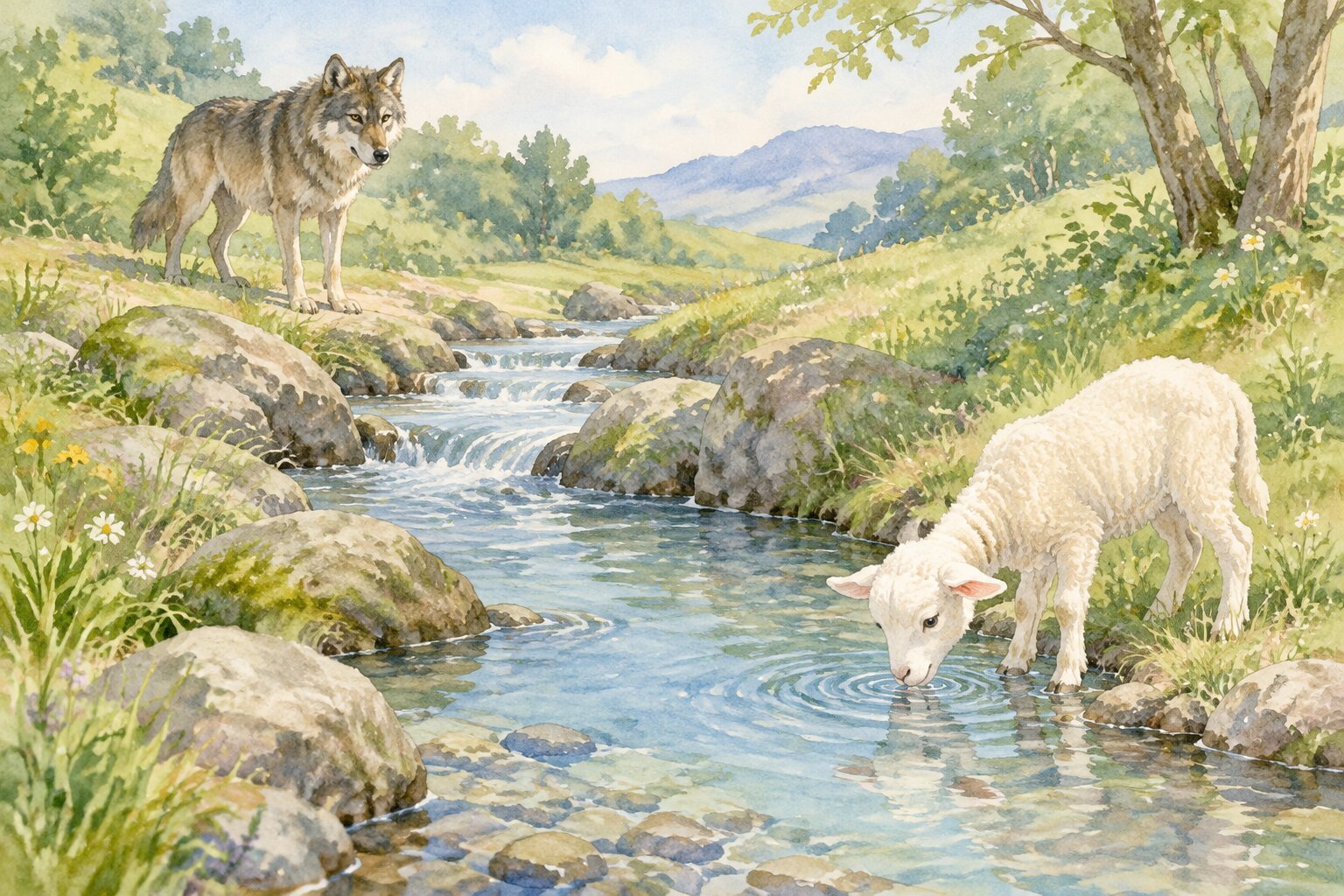 O lobo e o cordeiro