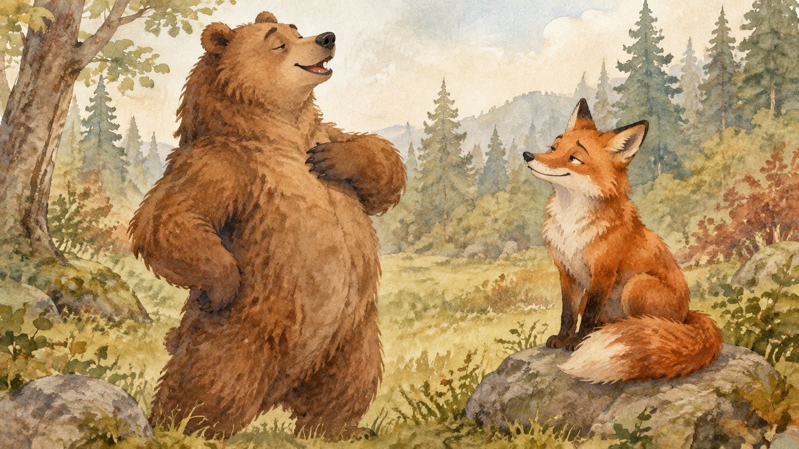 O urso e a raposa
